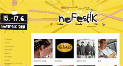 Desktop Screenshot of nefestik.cz